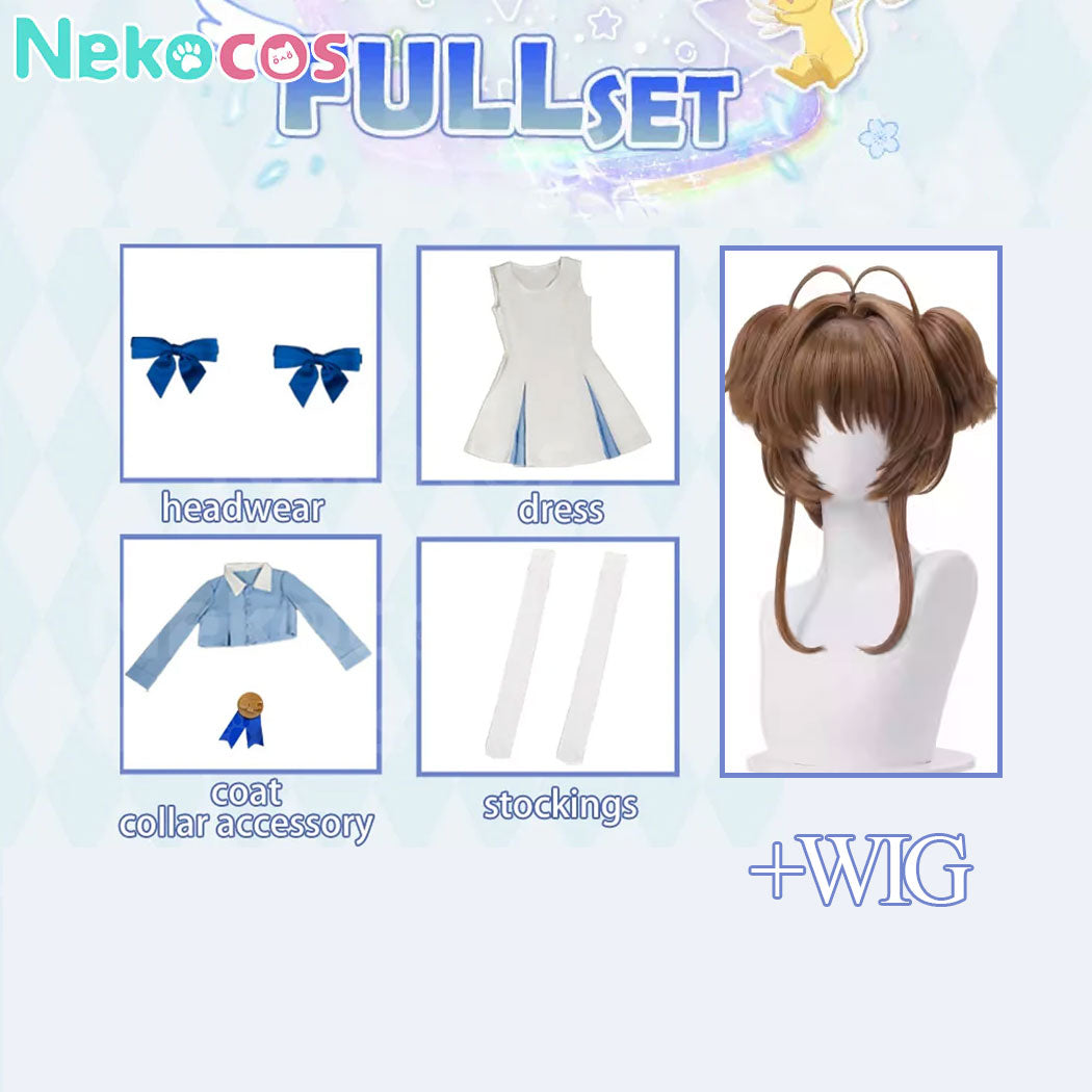 【Nekocos】Anime Cardcaptor Sakura Cosplay Kinomoto Sakura Dating Cosplay Costume Premium Edition | Custom-TailorCardcaptor Sakura,Costume,Game