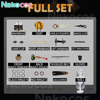 【Nekocos】Game Zenless Zone Zero Cosplay Yixuan Cosplay Costume Premium Edition | In Stock