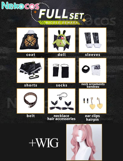 【Nekocos】Game Zenless Zone Zero Cosplay Nicole Demara Cosplay Costume Premium Edition | In Stock