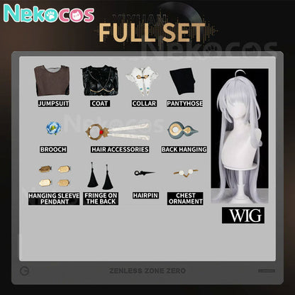 【Nekocos】Game Zenless Zone Zero Cosplay Yixuan Trails of Ink Cosplay Costume Premium Edition | Custom-Tailor