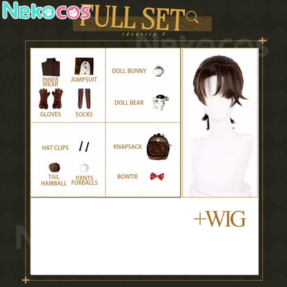 【Nekocos】Game Identity V Cosplay Mercenary Brown Cosplay Costume Premium Edition | In Stock