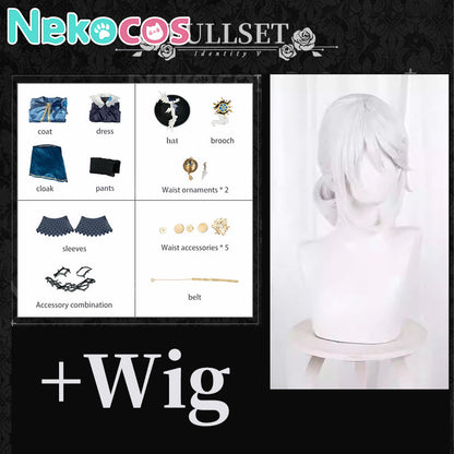 【Nekocos】Game Identity V Cosplay Deep Blue Cosplay Costume Premium Edition | Custom-Tailor