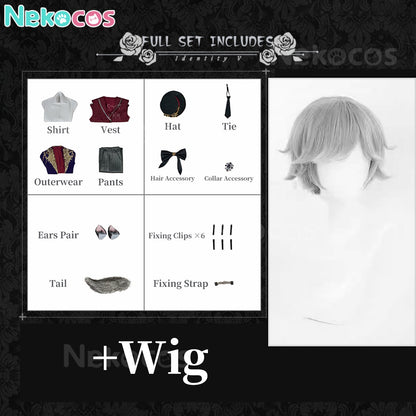 【Nekocos】Game Identity Ⅴ Cosplay Photographer Moonlight Gentleman Cosplay Costume Premium Edition | Custom-Tailor