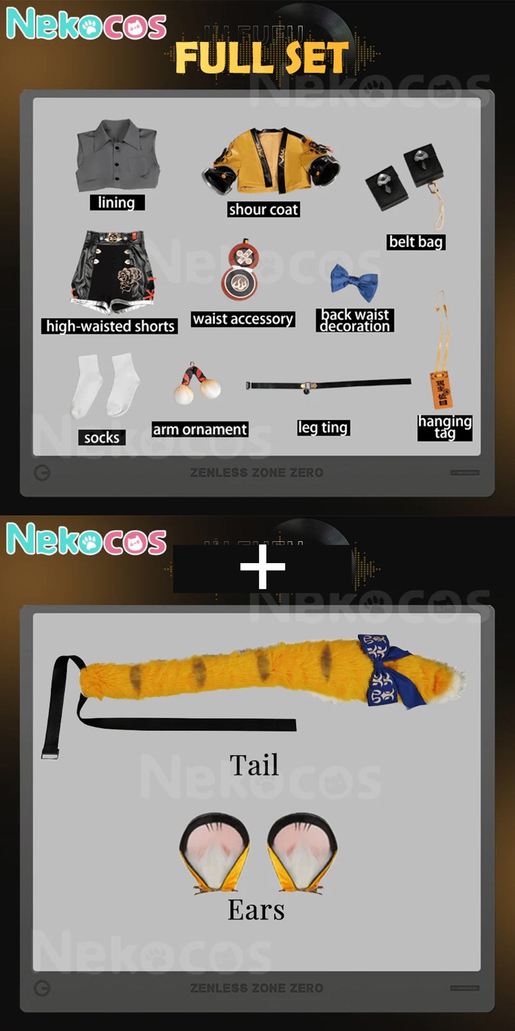 【Nekocos】Game Zenless Zone Zero Cosplay Ju Fufu Cosplay Costume Premium Edition | In Stock