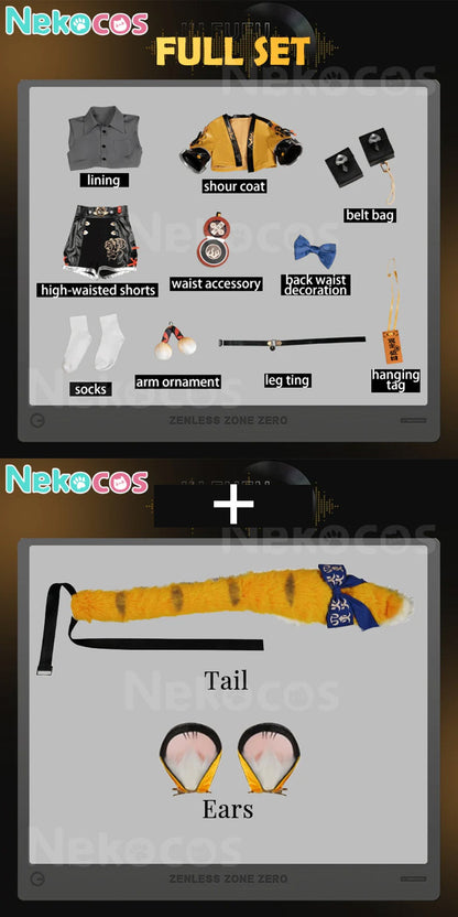 【Nekocos】Game Zenless Zone Zero Cosplay Ju Fufu Cosplay Costume Premium Edition | In Stock