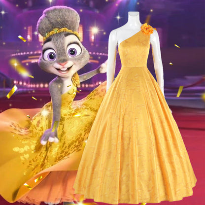 【Nekocos】Movie Cosplay Judy Hopps Cosplay Costume | In Stock