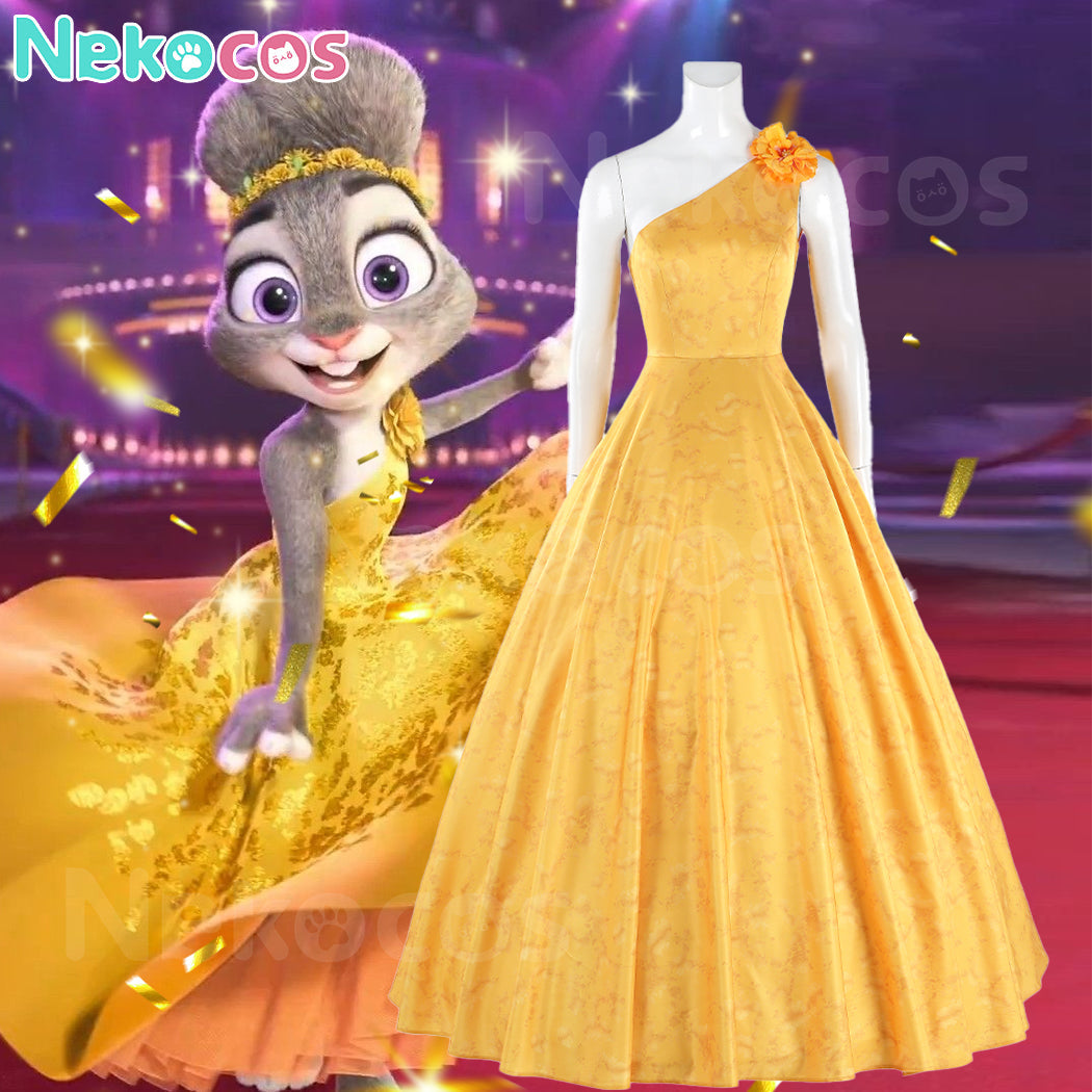 【Nekocos】Movie Cosplay Judy Hopps Cosplay Costume | In Stock
