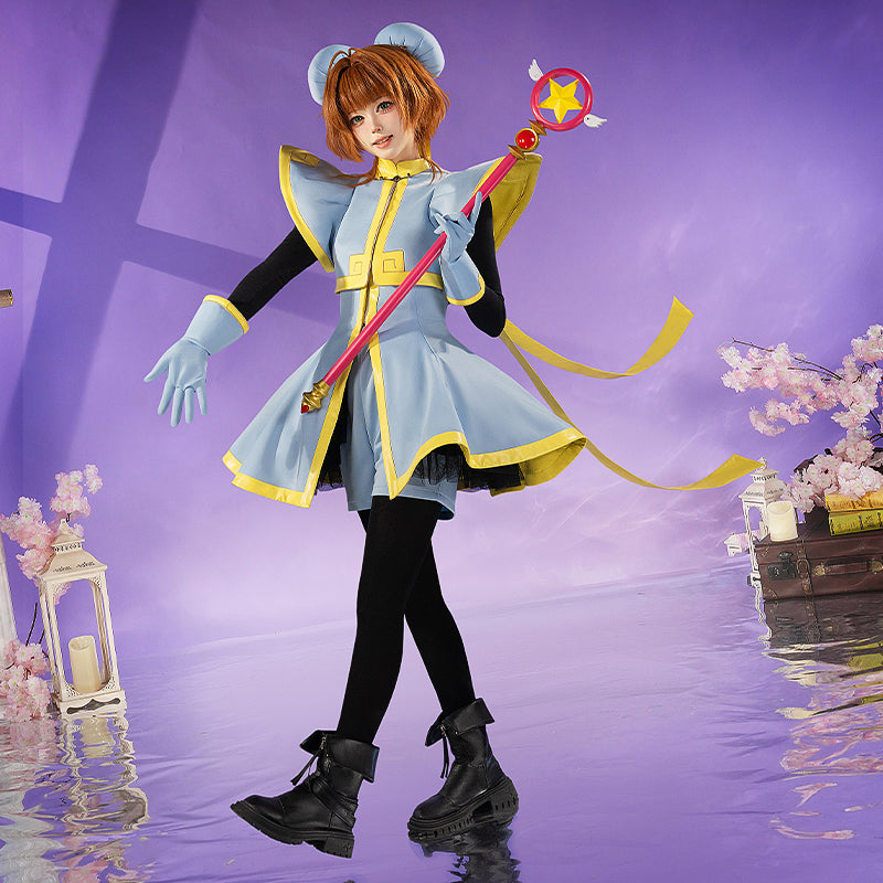 【Nekocos】Anime Cardcaptor Sakura Cosplay Kinomoto Sakura Dating Cosplay Costume Premium Edition | Custom-TailorAnime,Cardcaptor Sakura,Costume