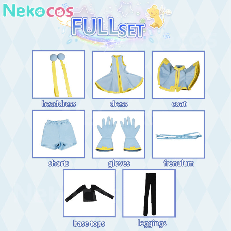 【Nekocos】Anime Cardcaptor Sakura Cosplay Kinomoto Sakura Dating Cosplay Costume Premium Edition | Custom-TailorAnime,Cardcaptor Sakura,Costume