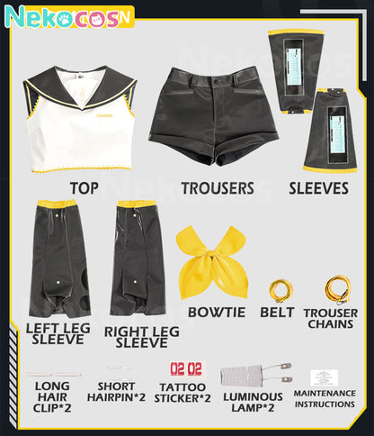 【Nekocos】Vocaloid Cosplay Kagamine Rin & Len Cosplay Costume | In Stock