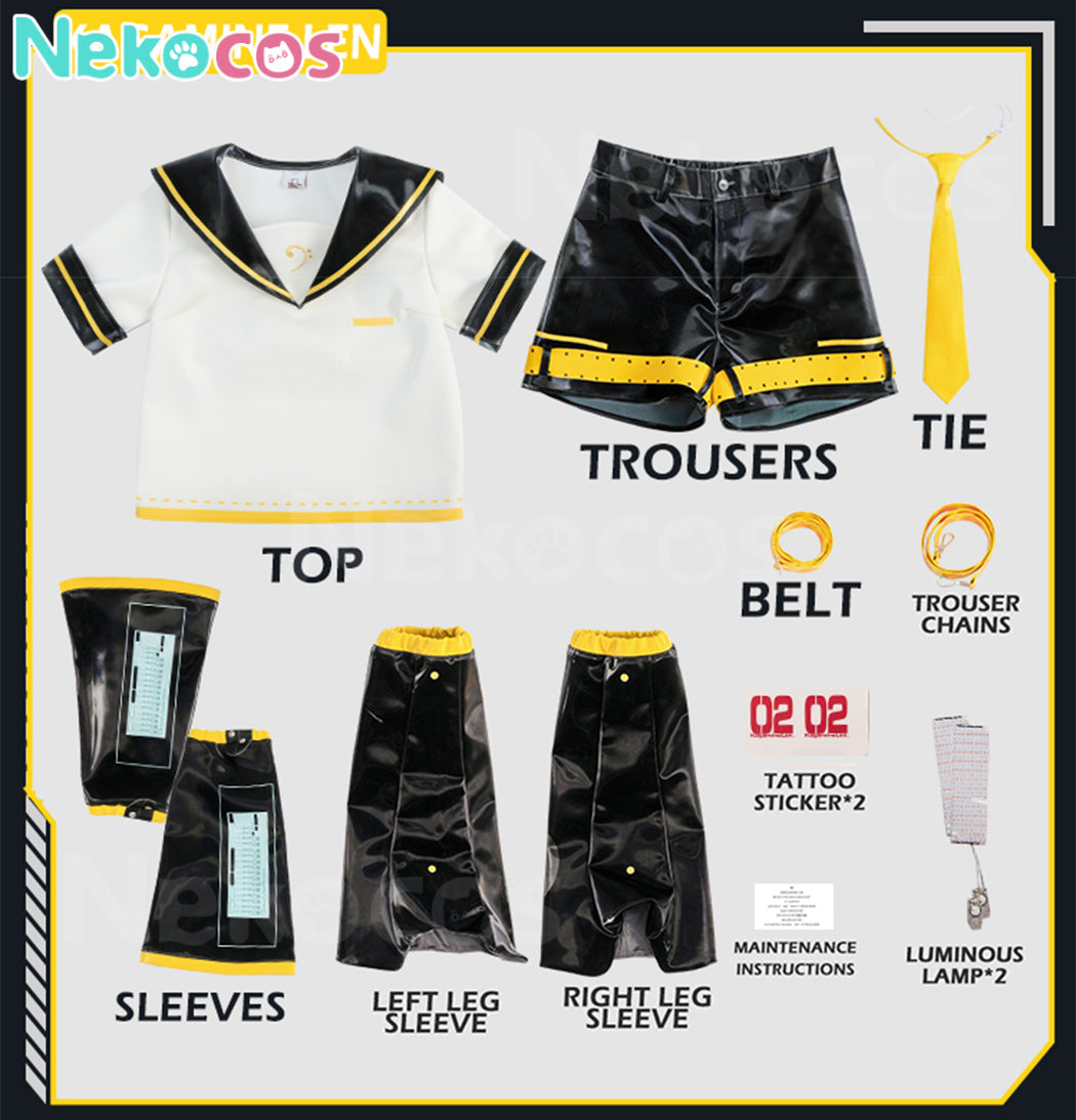【Nekocos】Vocaloid Cosplay Kagamine Rin & Len Cosplay Costume | In Stock