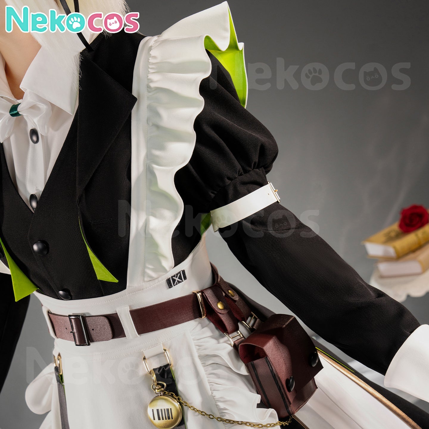 【Nekocos】Game Arknights Cosplay Kal'tsit Cosplay Costume Premium Edition | Custom-Tailor