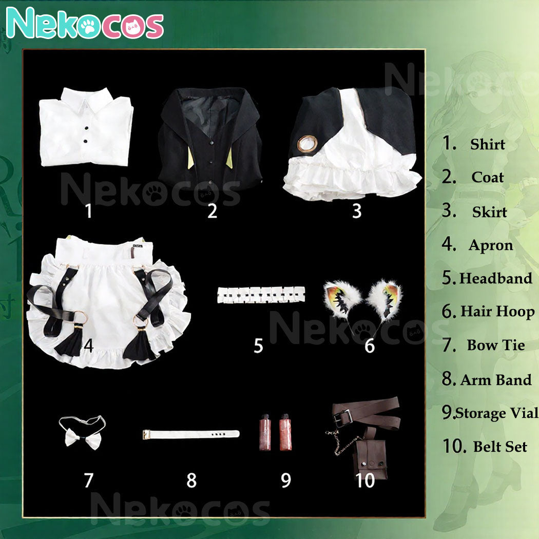【Nekocos】Game Arknights Cosplay Kal'tsit Cosplay Costume | Custom-Tailor