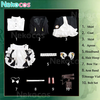 【Nekocos】Game Arknights Cosplay Kal'tsit Cosplay Costume | Custom-Tailor