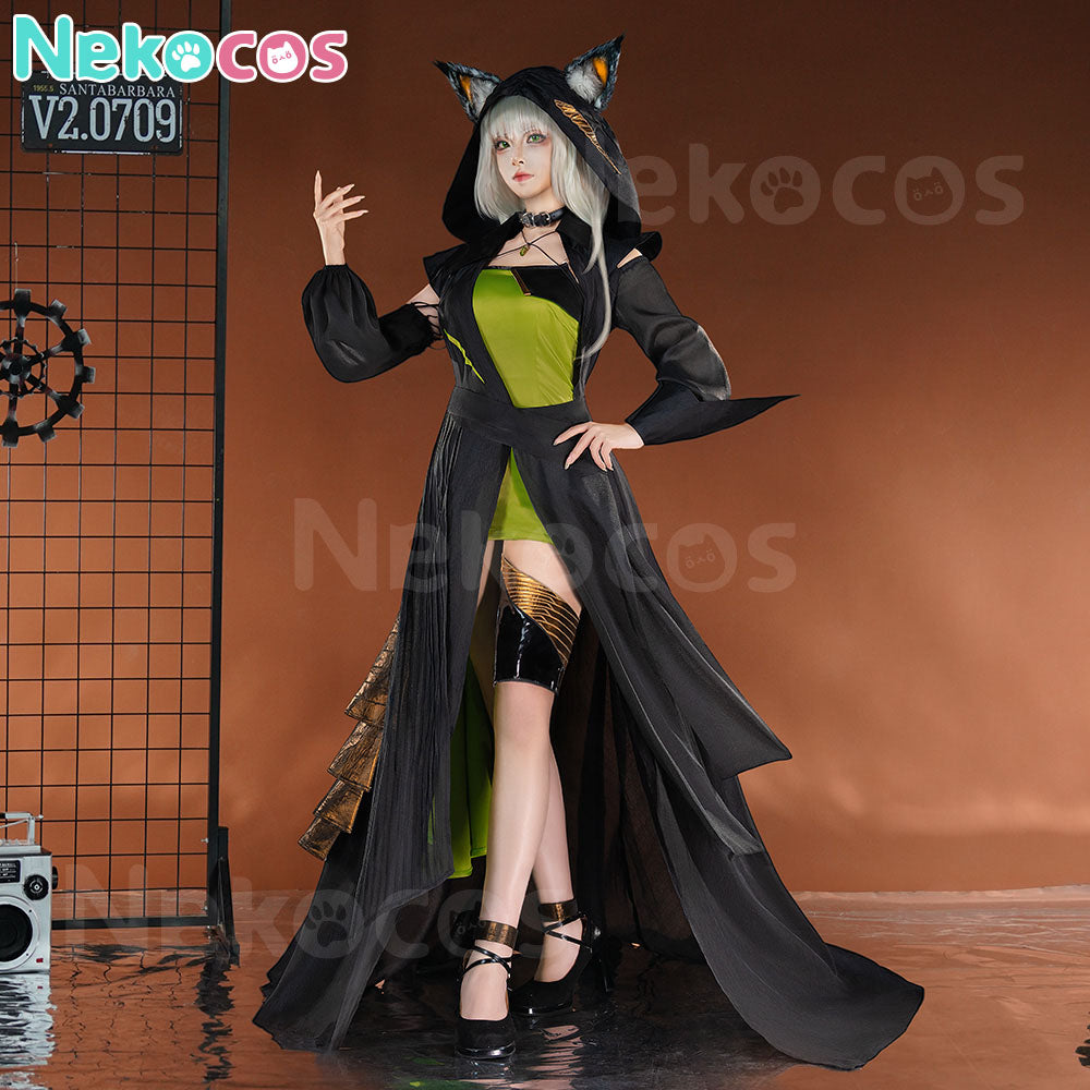 【Nekocos】Game Arknights Cosplay Kal'tsit Cosplay Costume Premium Edition | Custom-Tailor