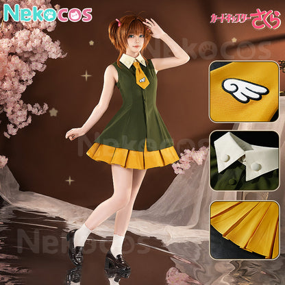 【Nekocos】Anime Cardcaptor Sakura Cosplay Kinomoto Sakura Hong Kong Trip Cosplay Costume Premium Edition | Custom-TailorAnime,Cardcaptor Sakura,Costume