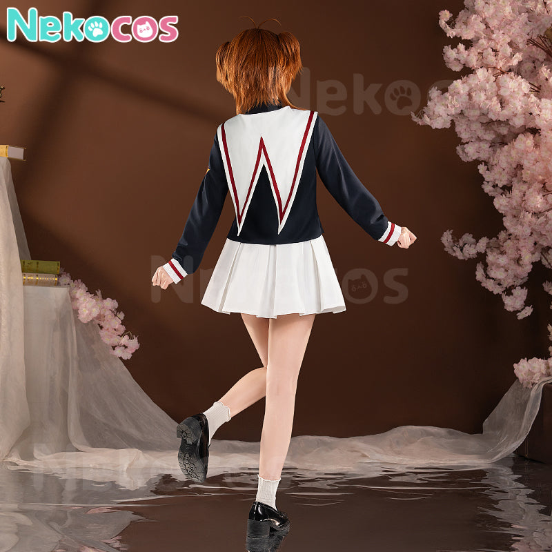 【Nekocos】Anime Cardcaptor Sakura Cosplay Kinomoto Sakura School Uniform Cosplay Costume Premium Edition | Custom-TailorAnime,Cardcaptor Sakura,Costume