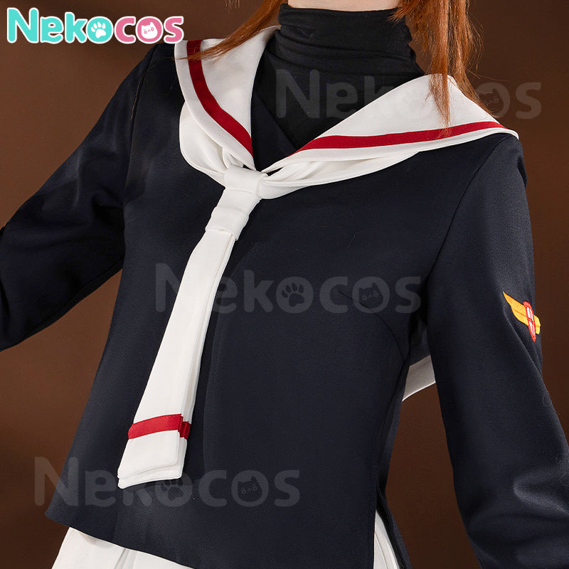 【Nekocos】Anime Cardcaptor Sakura Cosplay Kinomoto Sakura School Uniform Cosplay Costume Premium Edition | Custom-TailorAnime,Cardcaptor Sakura,Costume