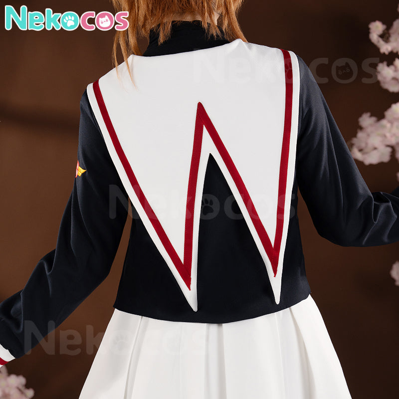 【Nekocos】Anime Cardcaptor Sakura Cosplay Kinomoto Sakura School Uniform Cosplay Costume Premium Edition | Custom-TailorAnime,Cardcaptor Sakura,Costume