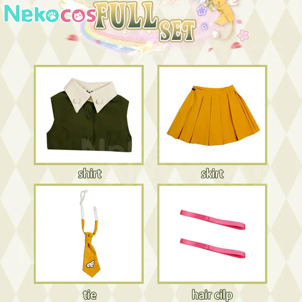 【Nekocos】Anime Cardcaptor Sakura Cosplay Kinomoto Sakura Hong Kong Trip Cosplay Costume Premium Edition | Custom-TailorAnime,Cardcaptor Sakura,Costume