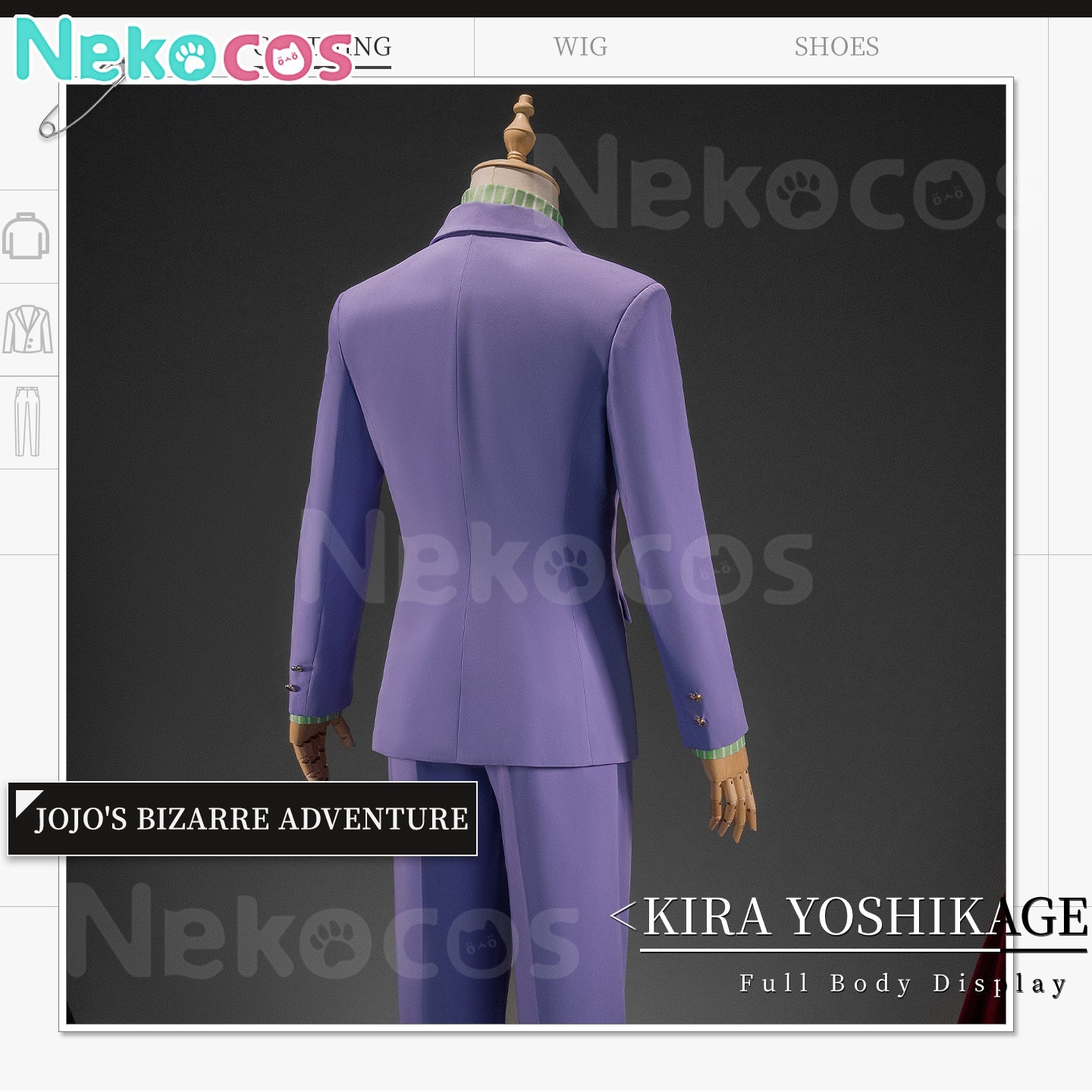 Kira Yoshikage Cosplay Costume | Quality & Style in StockAnime,Costume,JoJo's Bizarre Adventure