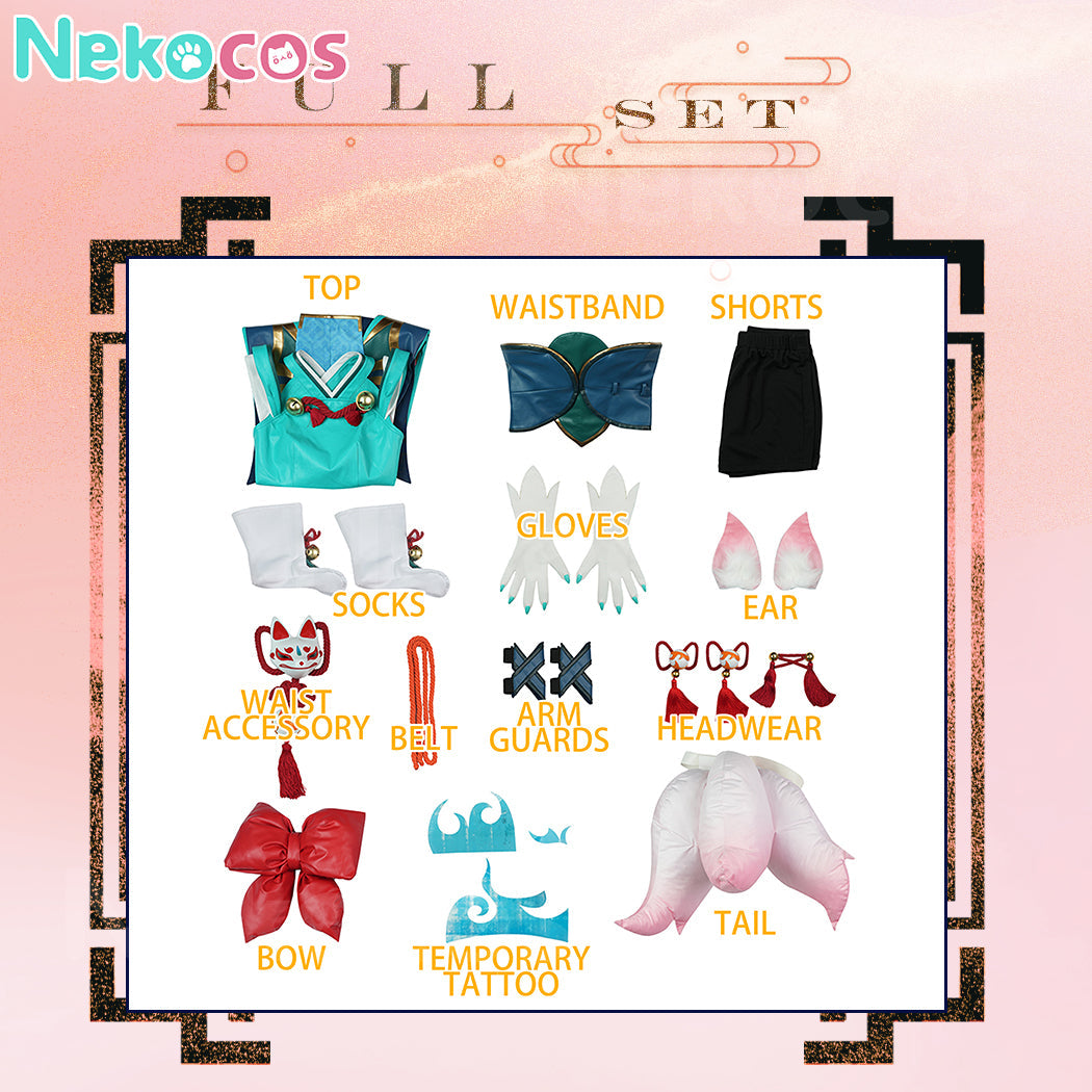 【Nekocos】Game Cosplay Inari Fox Kiriko Cosplay Costume | Custom-Tailor
