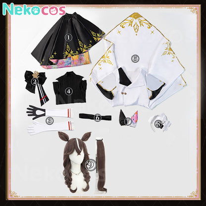 【Nekocos】Game Uma Musume Pretty Derby Cosplay Kitasan Black Cosplay Costume | Custom-Tailor