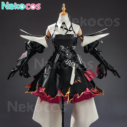 【Nekocos】Game Arknights Cosplay Levatine Laevatain Cosplay Costume Premium Edition | Custom-Tailor