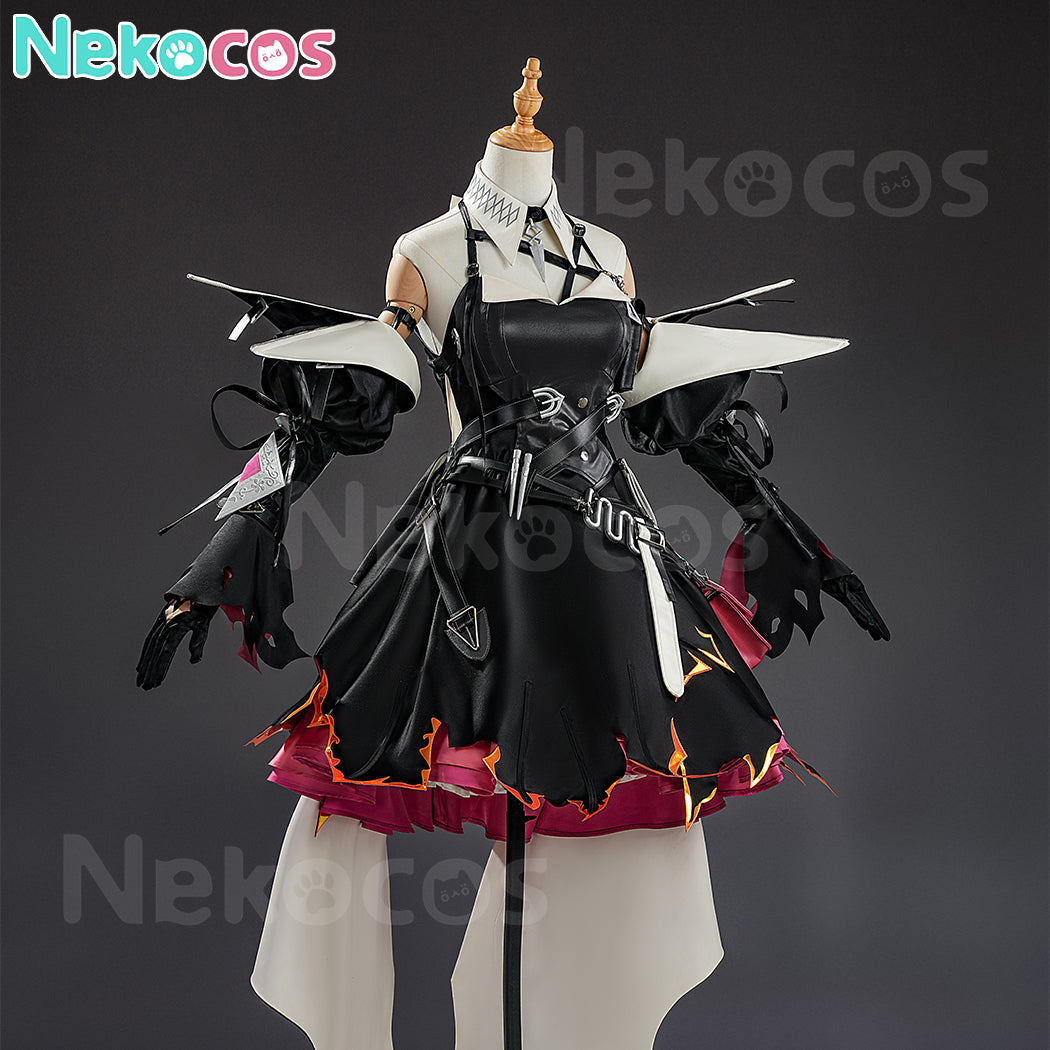 【Nekocos】Game Arknights Cosplay Levatine Laevatain Cosplay Costume Premium Edition | Custom-Tailor