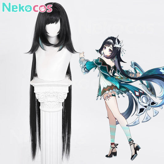 【Nekocos】Game Genshin Impact Cosplay Lan Yan Cosplay Wig | In Stock