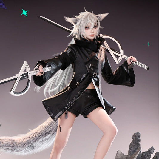 【Nekocos】Game Arknights Lappland Cosplay Costume Premium Edition | Custom-Tailor