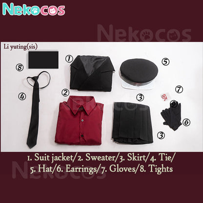 【Nekocos】Game Touqi Cosplay Li Yuting Cosplay Costume | In Stock