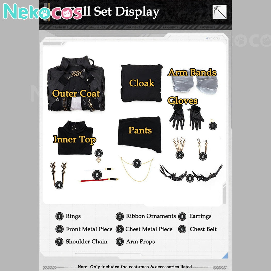 Arknights Logos Cosplay Costume - Premium Edition In StockArknights,Costume,Game