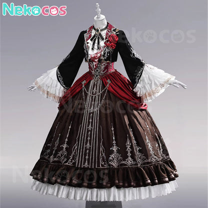 【Nekocos】Game Love and Deepspace MC's Bloodmoon Soulpact Couple Sylus Silverwing Fiend Cosplay Costume Premium Edition | Custom-Tailor
