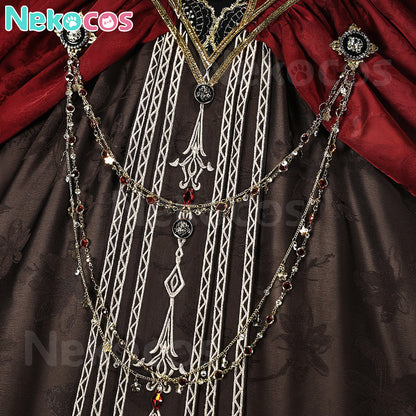 【Nekocos】Game Love and Deepspace MC's Bloodmoon Soulpact Couple Sylus Silverwing Fiend Cosplay Costume Premium Edition | Custom-Tailor