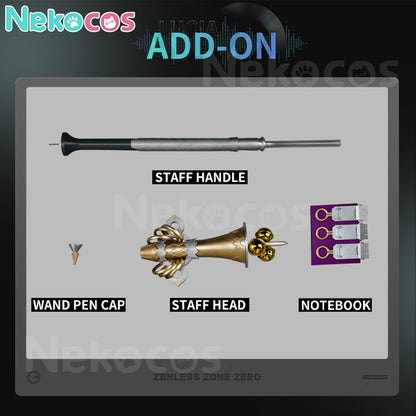 【Nekocos】Game Zenless Zone Zero Cosplay Lucia Elowen Cosplay Costume Premium Edition | In Stock