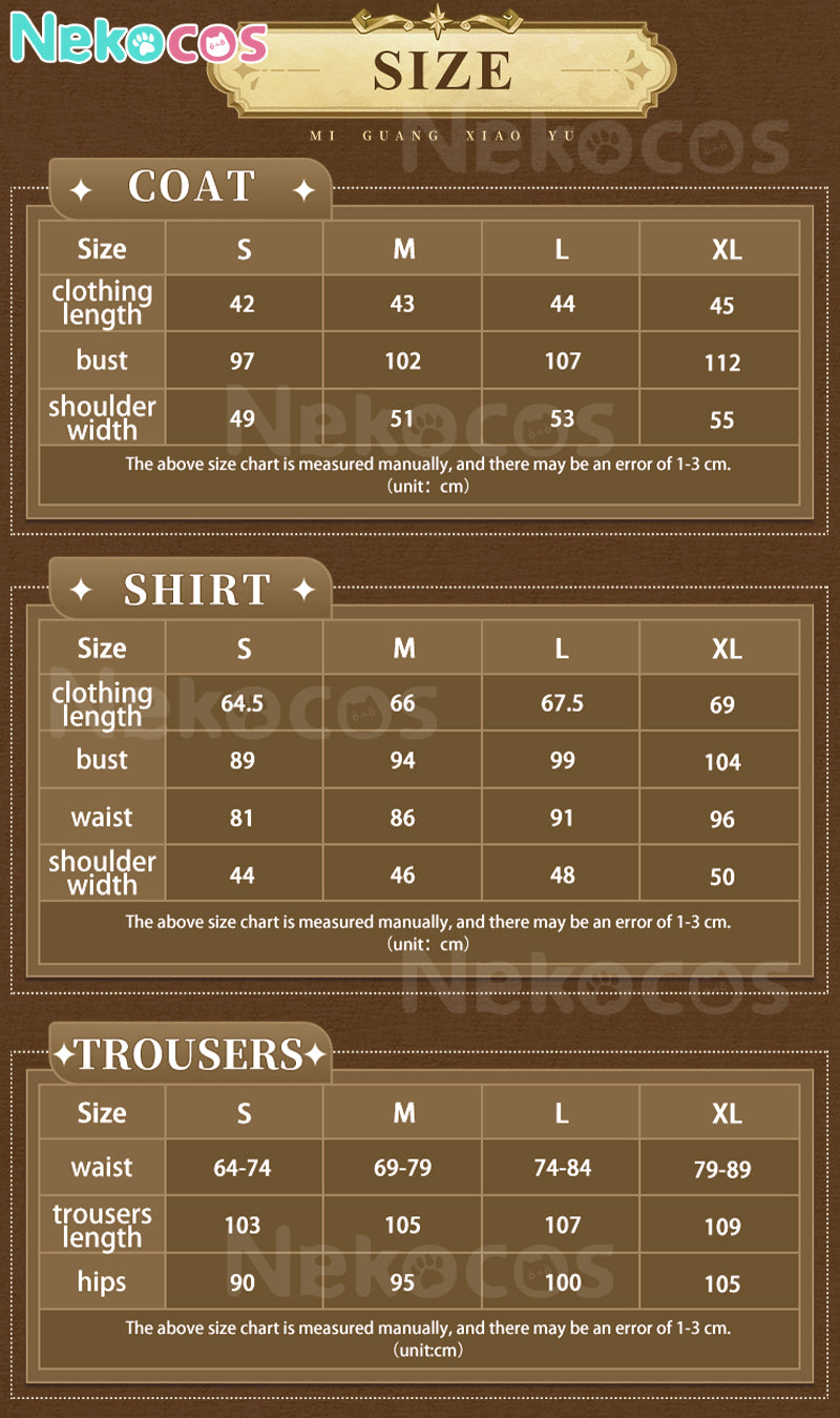 【Nekocos】Game Tears of Themis Cosplay Luke Pearce Cosplay Costume Premium Edition | Custom-Tailor