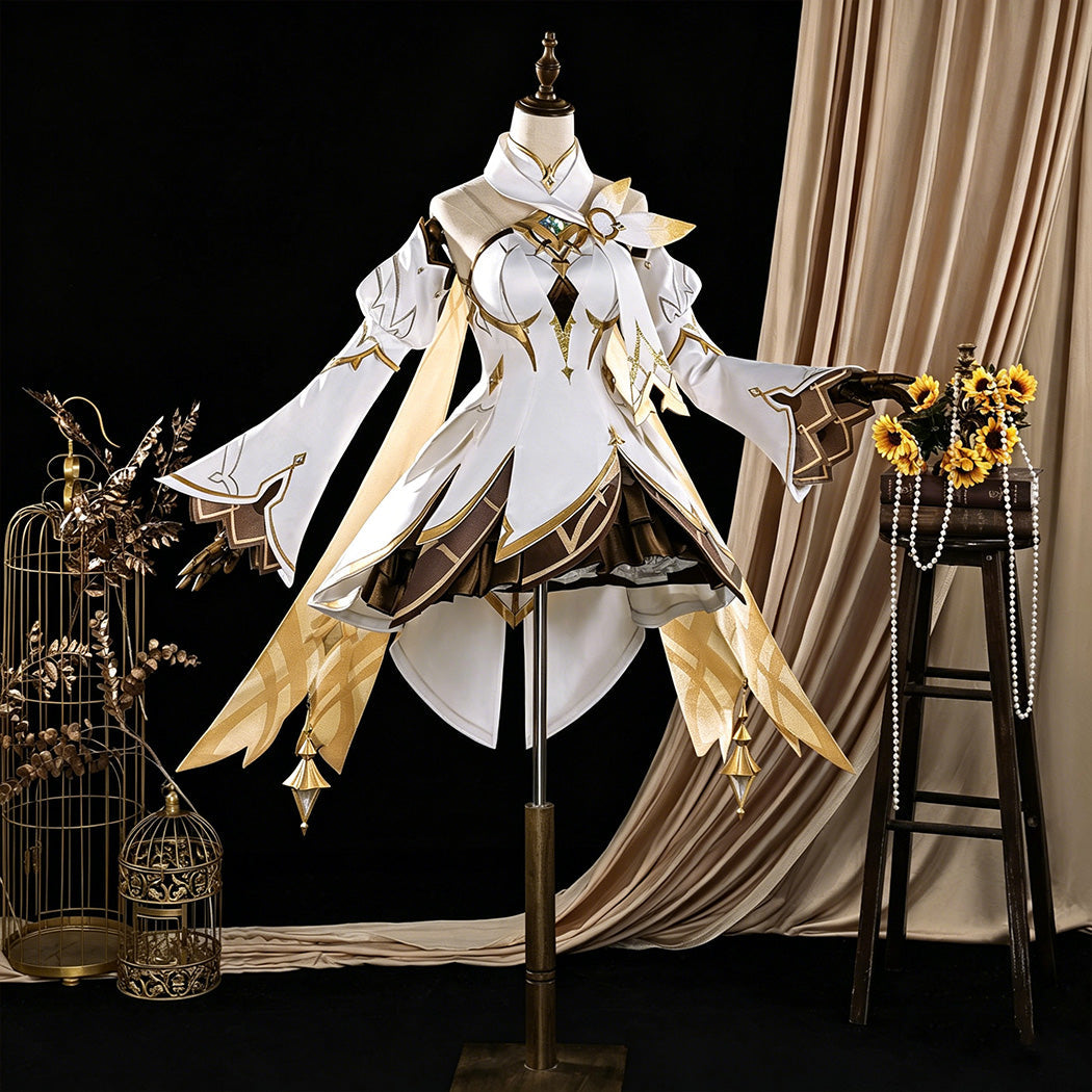 【Nekocos】Game Genshin Impact Cosplay Lumine As Heaven and Earth Are Made Anew Cosplay Costume | In Stock