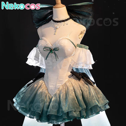 【Nekocos】Game Genshin Impact Cosplay Lynette Lily of the Valley Waltz Cosplay Costume Premium Edition | In Stock