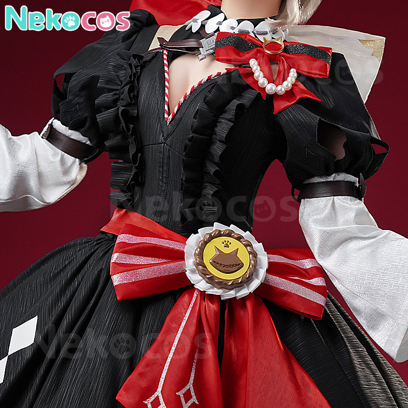 【Nekocos】Game Genshin Impact Cosplay Lynette x KFC Cosplay Costume Premium Edition | Custom-Tailor