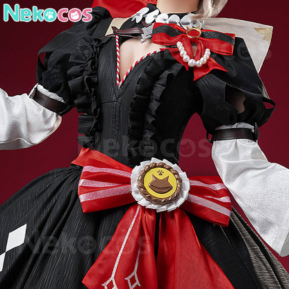 【Nekocos】Game Genshin Impact Cosplay Lynette x KFC Cosplay Costume Premium Edition | Custom-Tailor