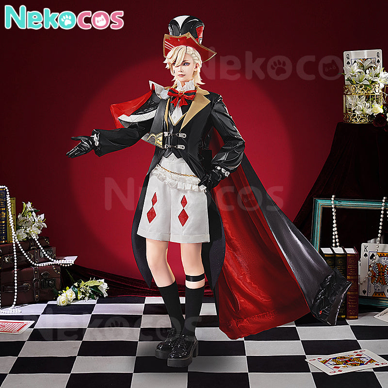 【Nekocos】Game Genshin Impact Cosplay Lynette x KFC Cosplay Costume Premium Edition | Custom-Tailor