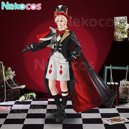 【Nekocos】Game Genshin Impact Cosplay Lynette x KFC Cosplay Costume Premium Edition | Custom-Tailor
