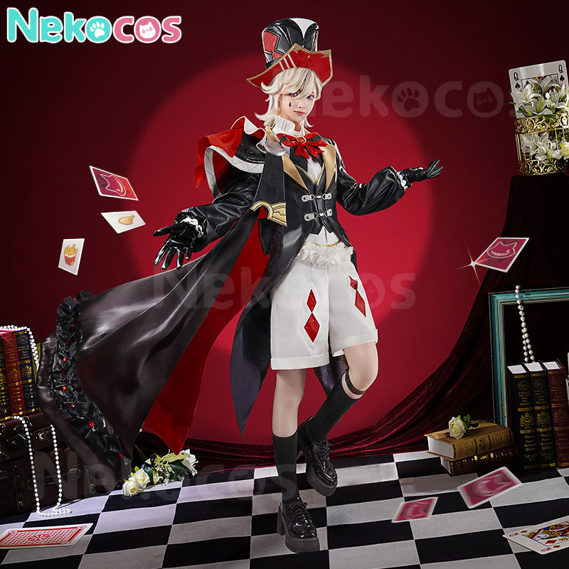 【Nekocos】Game Genshin Impact Cosplay Lynette x KFC Cosplay Costume Premium Edition | Custom-Tailor