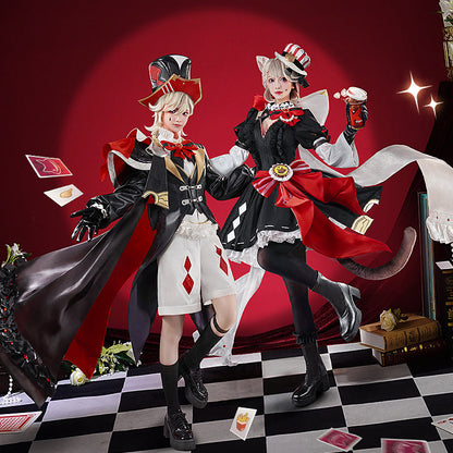 【Nekocos】Game Genshin Impact Cosplay Lynette x KFC Cosplay Costume Premium Edition | Custom-Tailor