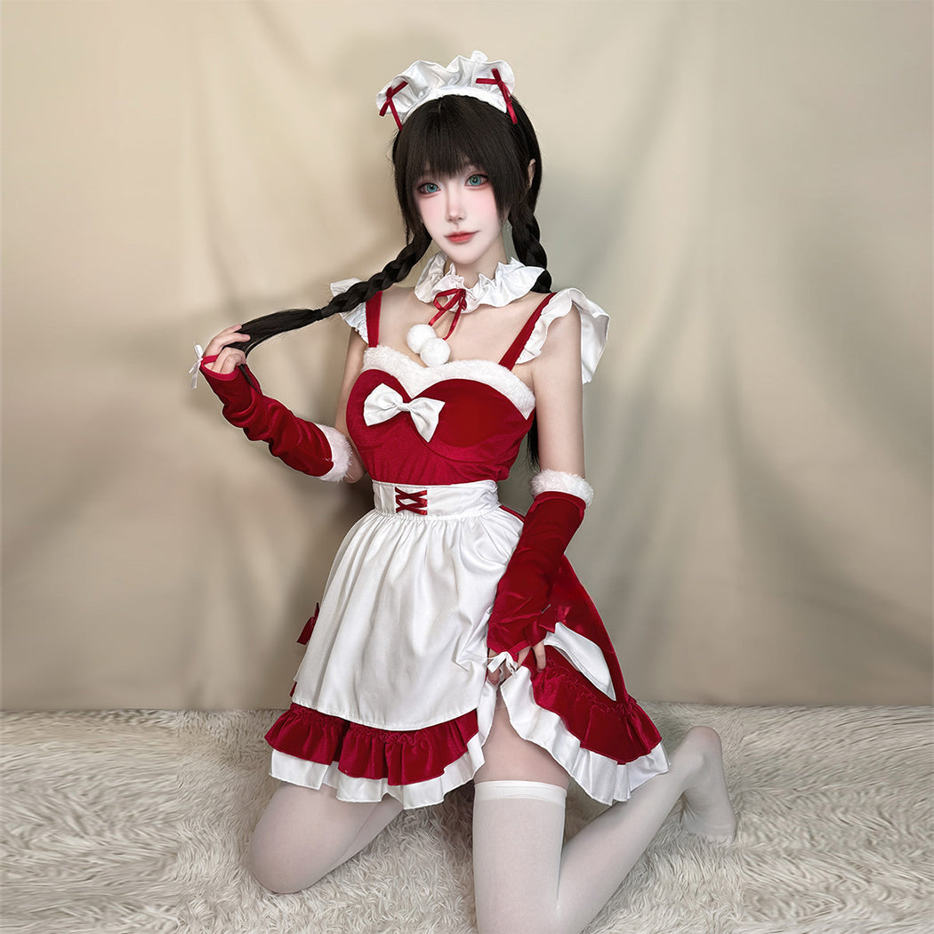 【Nekocos】Game Love Duction! Cosplay Maid outfit Cosplay Costume | In Stock