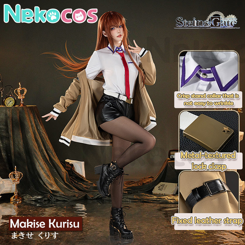 【Nekocos】Anime Steins;Gate Cosplay Kurisu Makise Cosplay Costume Premium Edition | Custom-TailorAnime,Costume,one,Steins;Gate