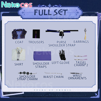 【Nekocos】Game Tears of Themis Cosplay Marius von Hagen Cosplay Costume Premium Edition | In Stock