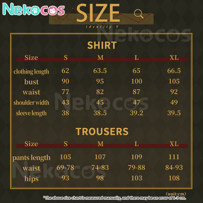 【Nekocos】Game Identity Ⅴ Cosplay Matthias Czernin Cosplay Costume Premium Edition | Custom-Tailor