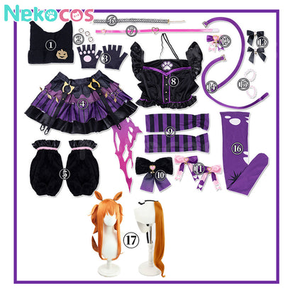 【Nekocos】Game Uma Musume Pretty Derby Cosplay Mayano Top Gun‌ Cosplay Costume | Custom-Tailor